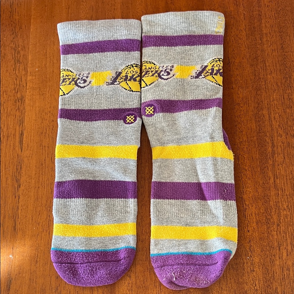 Stance Gray, Purple, and Yellow Men's Socks